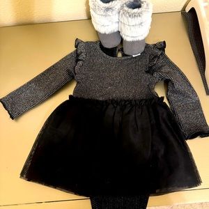 Very nice black glitter dress